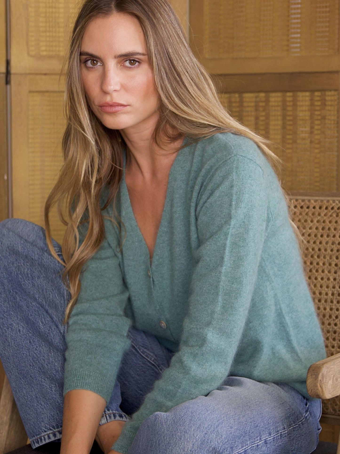 Green Amy Cardigan