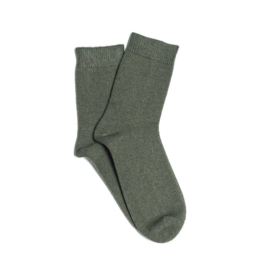 Calcetines de cashmere verdes