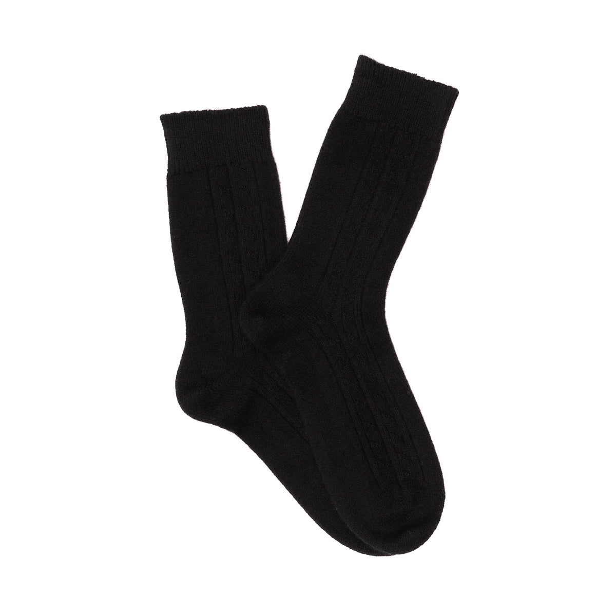 Calcetines de cashmere ochos negros