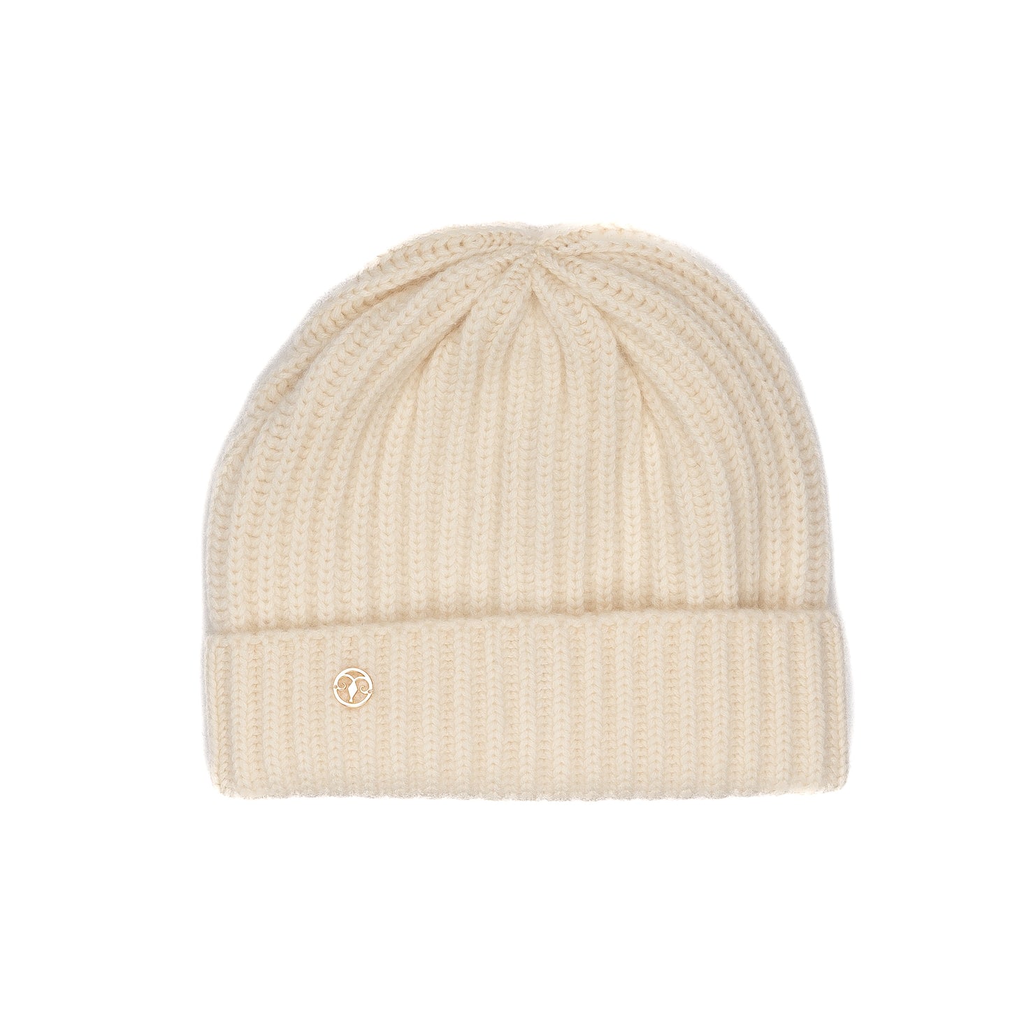 Raw cashmere hat