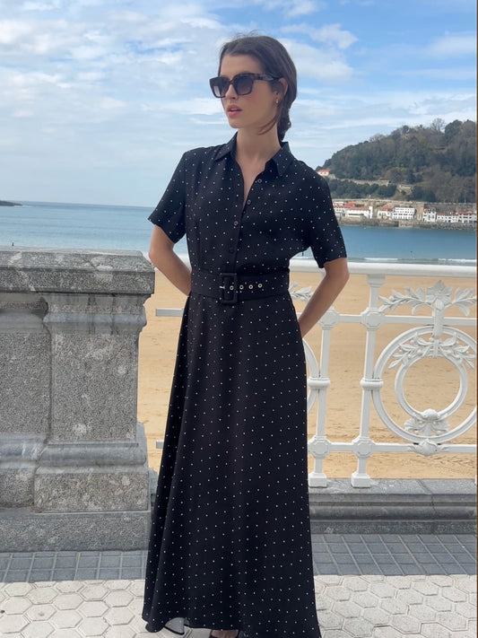 Monaco Polka Dot Kleid