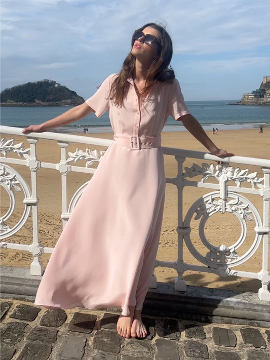Rosa Monaco-Kleid