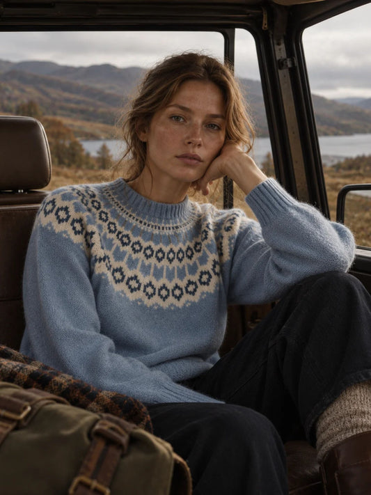 Martina Pullover – Blau