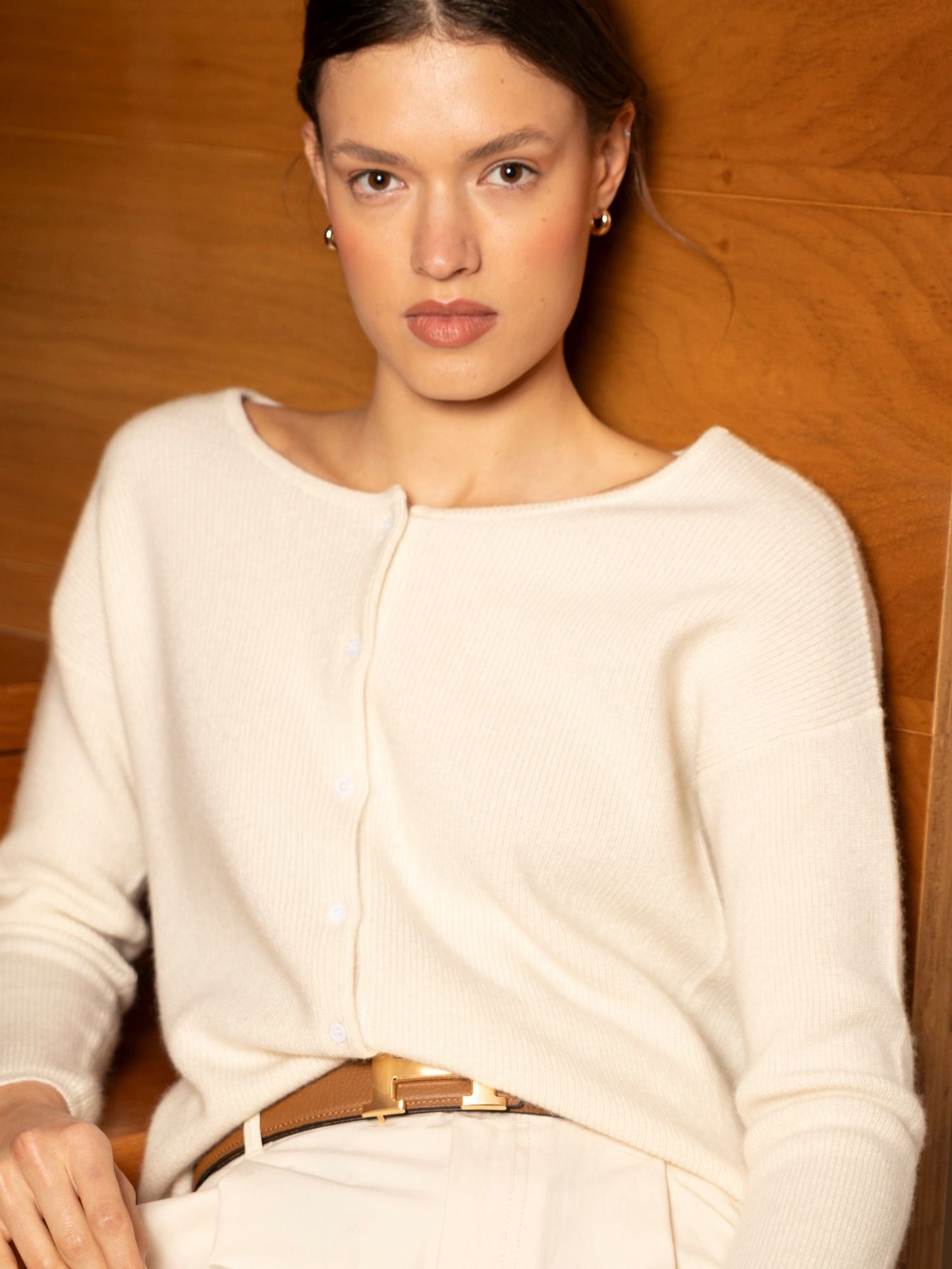 Cárdigan Camille crudo
