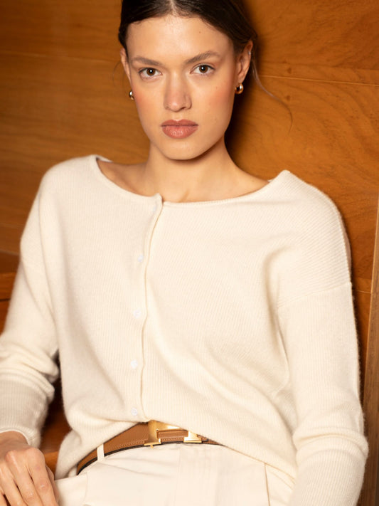 Cárdigan Camille crudo