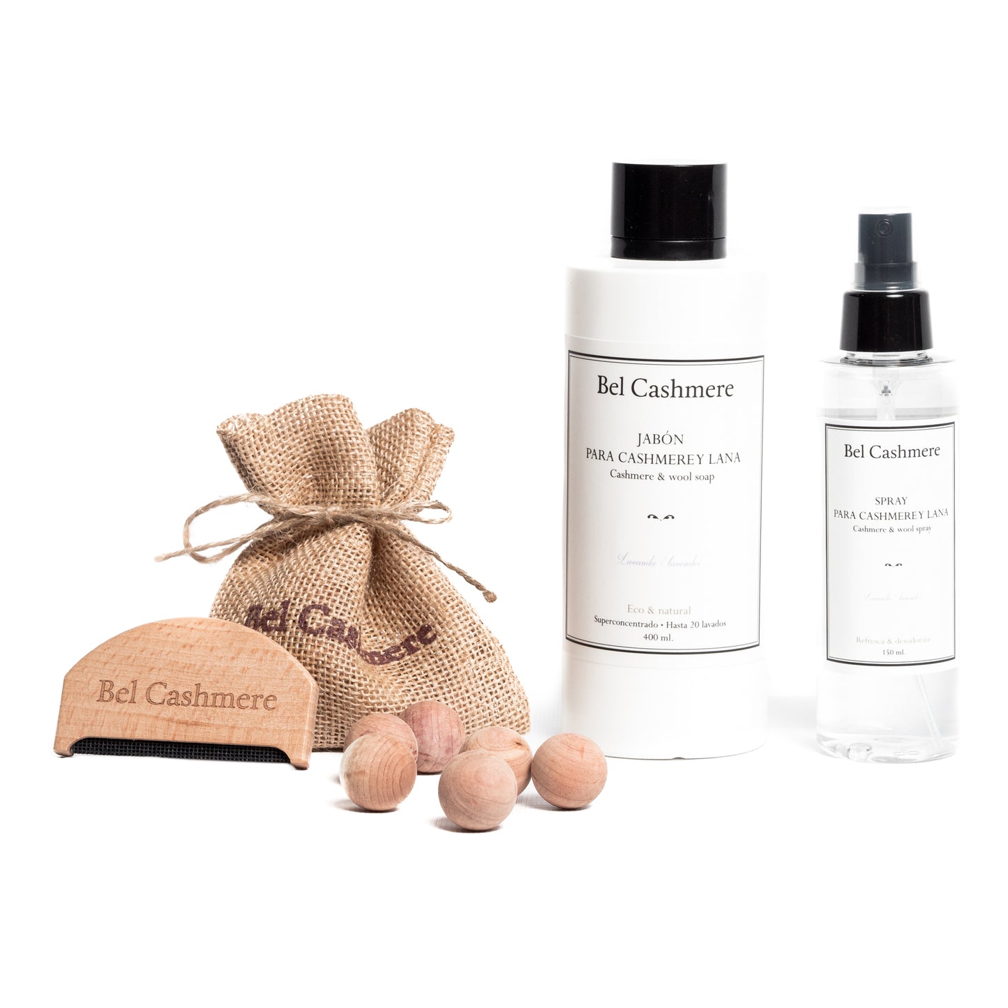 Kit para cuidado de cashmere y lana