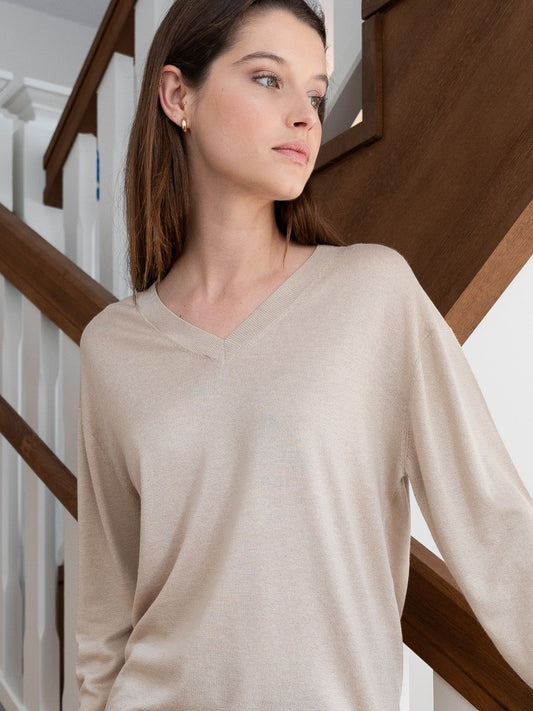 jersey Daphne beige