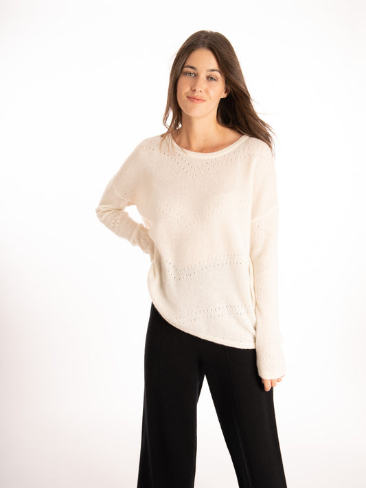 Jersey Lily de cashmere crudo