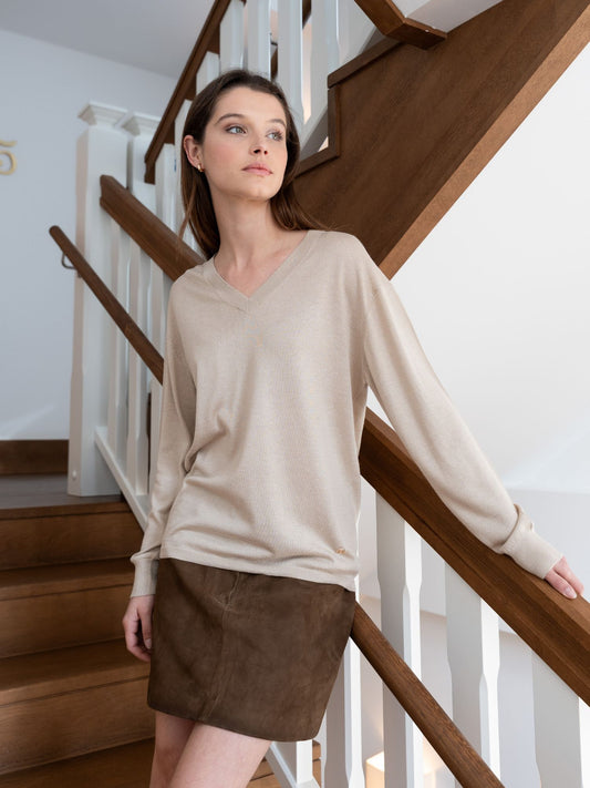 jersey Daphne beige