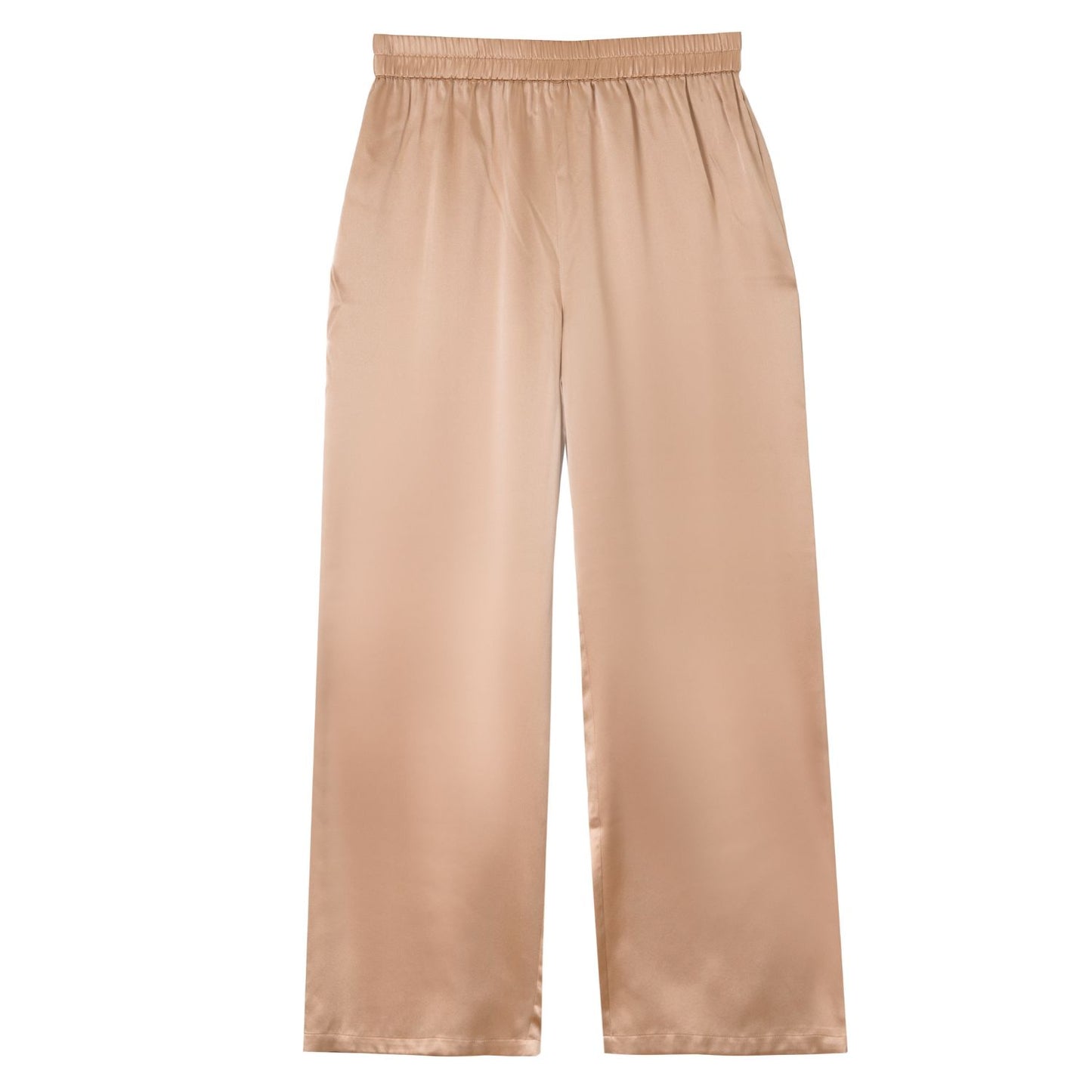 Pantalón Jane de seda latte