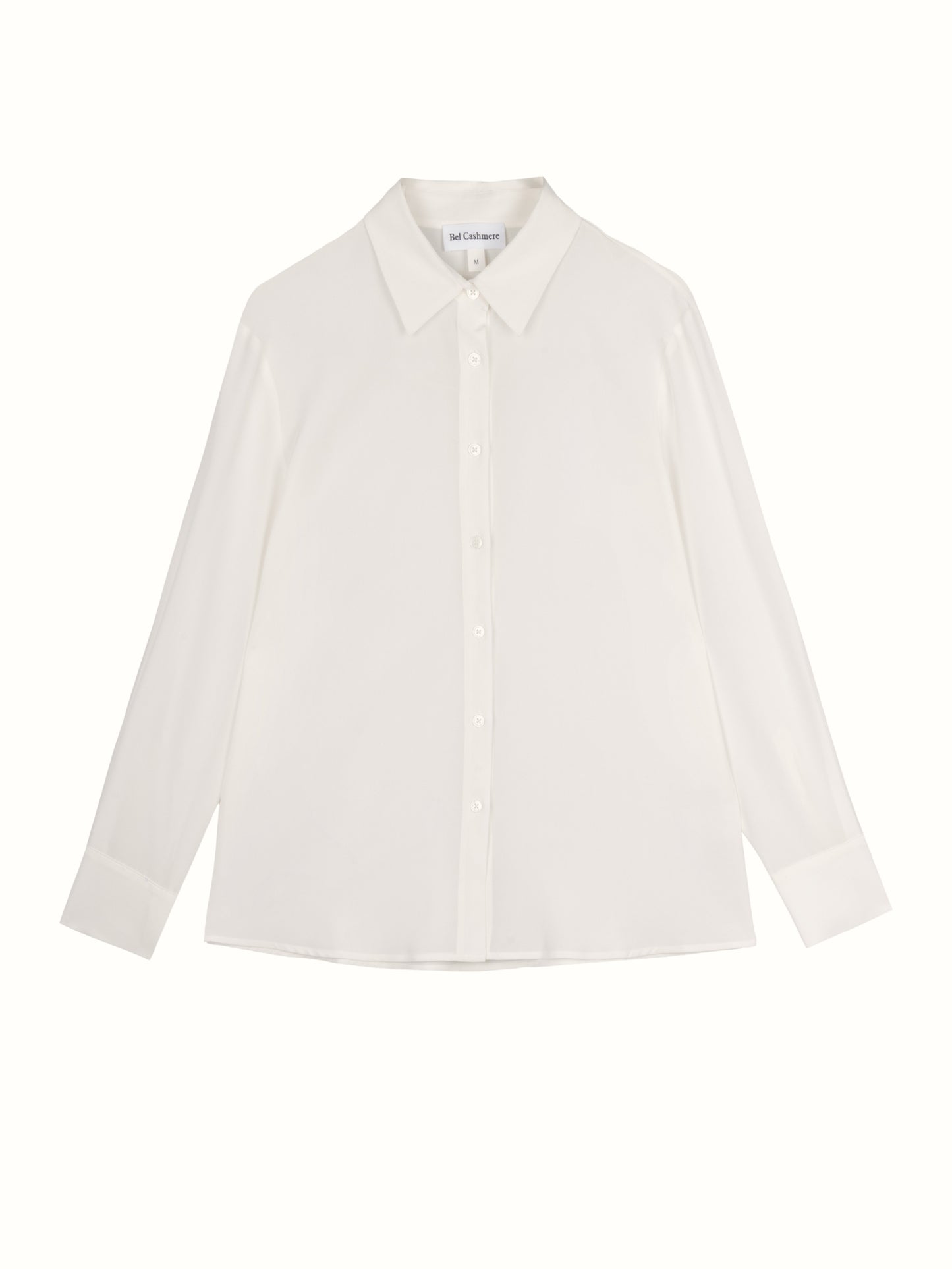 Blusa Bianca de seda cruda