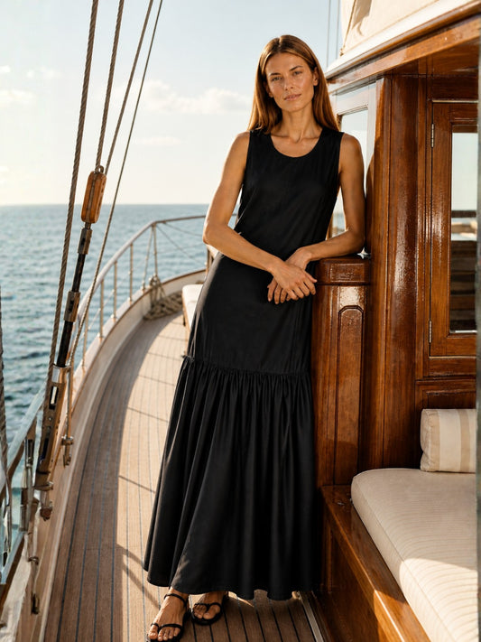 Schwarzes Verona-Kleid