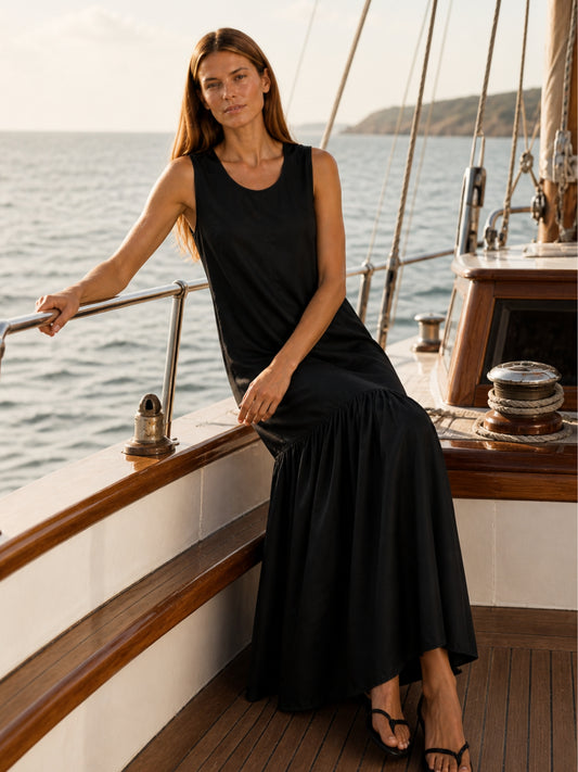 Schwarzes Verona-Kleid