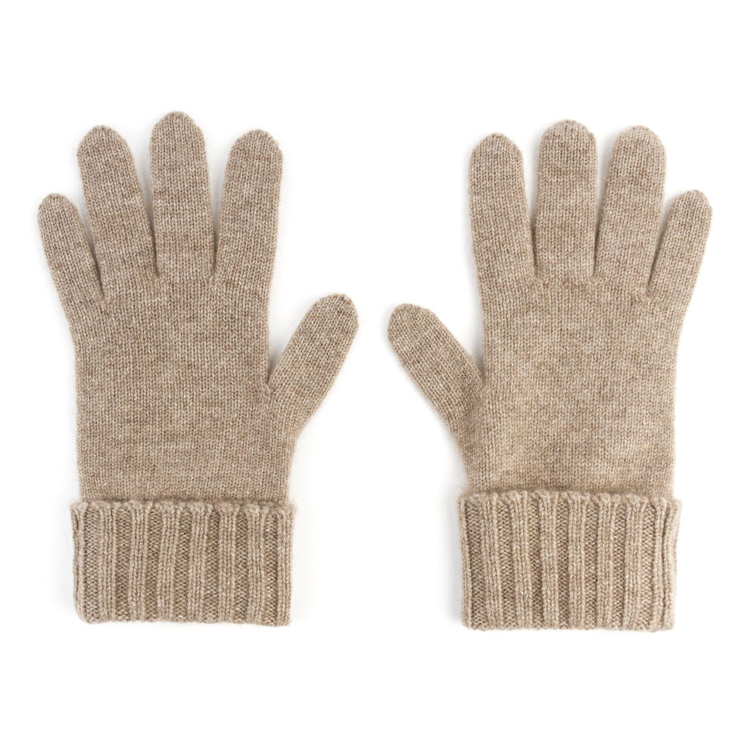 Knitted organic cashmere gloves | Bel 